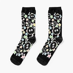 Ghibli Studio Socks - Minimal Speckled Designs Anime Socks