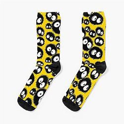Ghibli Studio Socks - Susuwatari Spirited Away Pattern Anime Socks