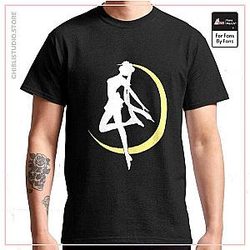 Sailor Moon T-Shirts - Sailor Moon Abstract Print Graphic Tee
