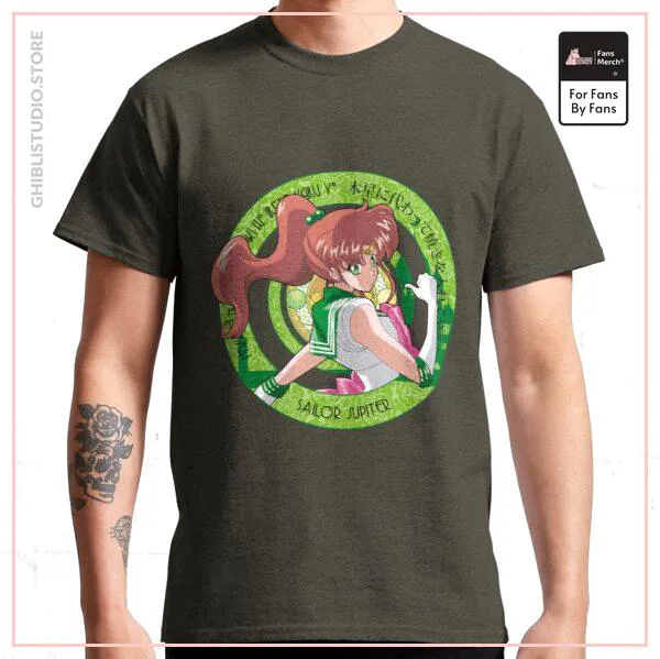 Sailor Moon T-Shirts - Sailor Jupiter Graphic Tee | Studio Ghibli