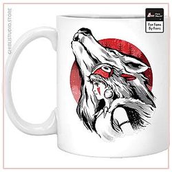 Princess Mononoke - Red Moon Mug