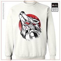 Princess Mononoke - Red Moon Sweatshirt