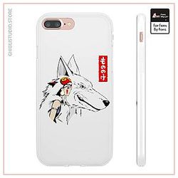 Princess Mononoke - San and The Wolf iPhone Cases