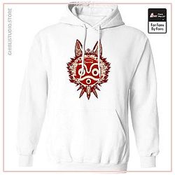 Princess Mononoke Mask Hoodie Unisex