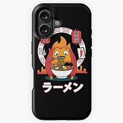 Ghibli Studio Cases - Spicy Calcifer Studio Ghibli iPhone Tough Case