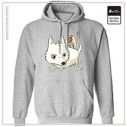 Princess Mononoke and The Wolf Cute Chibi Version Hoodie