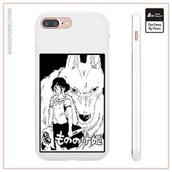 Princess Mononoke Black &amp;amp; White iPhone Cases