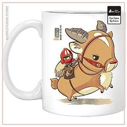 Princess Mononoke Ashitaka  and Yakul Chibi Mug
