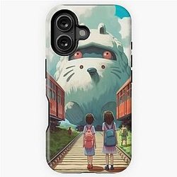 Ghibli Studio Cases - Spirited Away Train Poster iPhone Tough Case