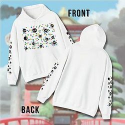 Ghibli Studio Hoodies - Cute Susuwatari Ghibli Studio Anime Pullover Hoodie