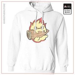 Howl's Moving Castle - Calcifer Chibi Hoodie