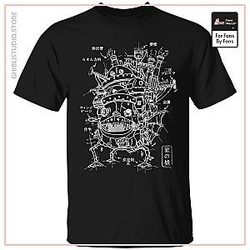 Customcat Howl's Moving Castle Sketch T Shirt