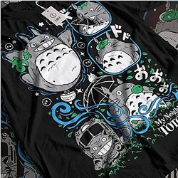 Ghibli Studio T-Shirts - Cute Totoro Ghibli Studio Anime Classic T-shirt