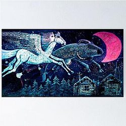 Ghibli Studio Posters - Ursula’s Painting from Kiki Poster