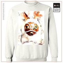 Princess Mononoke Mask Watercoloured Classic Sweatshirt