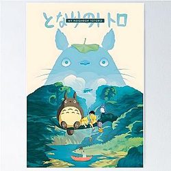 Ghibli Studio Posters - Kawaii Flying Monster Fantasy Poster