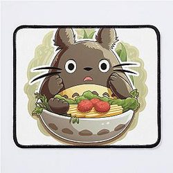 Ghibli Studio Mousepads - My Neighbor Totoro in a Cute Ramen Bowl Mouse Pad