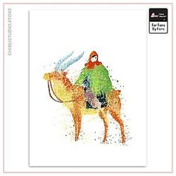 Princess Mononoke Ashitaka &amp;amp; Deer Wall Canvas