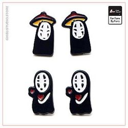 Kaonashi No Face cute Earrings