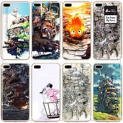 Howl's Moving Castle Transparent Cover For iPhone