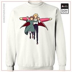 Howl's Moving Castle - Howl and Sophie Running Classic Sweatshirt