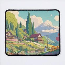 Ghibli Studio Mousepads - Studio Ghibli Landscape Mouse Pad (Variant)