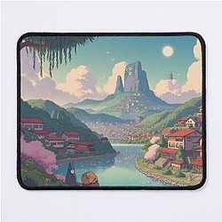 Ghibli Studio Mousepads - Studio Ghibli Landscape Mouse Pad