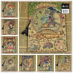 Studio Ghibli Vintage Kraft Paper Poster