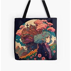 Ghibli Studio Bags - A Magical Howl's Castle Tote Bag