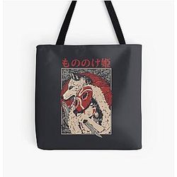 Ghibli Studio Bags - Princess Mononoke All Over Print Tote Bag