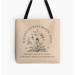 Ghibli Studio Bags - Wizard Jenkins Magic Shop Tote Bag