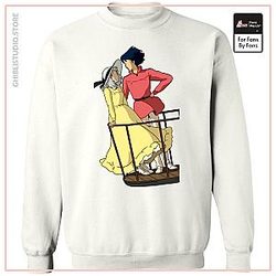 Howl's Moving Castle - Sophie and Howl Gazing at Each other Sweatshirt