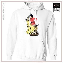 Howl's Moving Castle - Sophie and Howl Gazing at Each other Hoodie