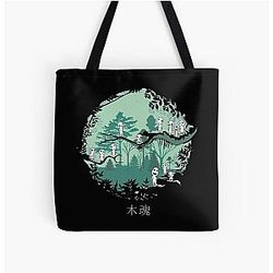Ghibli Studio Bags - Soot Sprite All Over Print Tote Bag