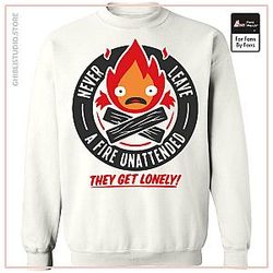 Howl's Moving Castle - Never Leave a Fire Sweatshirt