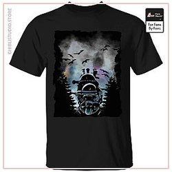 Howl's Moving Castle At Night T Shirt