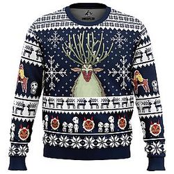 Sweater Forest Spirit Princess Mononoke Ugly Christmas