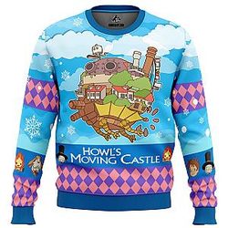Sweater Christmas Castle Howl’s Moving Castle Ugly Christmas