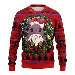 Totoro Ugly Christmas Sweater for Thanksgiving Gift