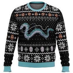 Studio Ghibli Haku Spirited Away Miyazaki Ugly Christmas Sweater