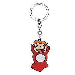 Ponyo Key Chains - Cute Ponyo Metal Key Ring