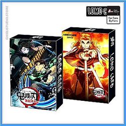 New Gift Box 30Pcs Anime JoJo’s - Demon Slayer - My Hero Haikyuu Cards Cartoon Postcard Artbook Props