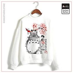 Totoro Studio Ghibli Sweatshirt - Cute Funny Cartoon New Anime Sweatshirts