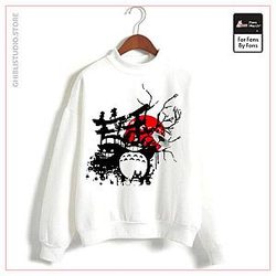 Totoro Studio Ghibli Sweatshirt - Funny Cartoon New Anime Items Sweatshirts