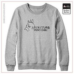 Studio Ghibli Sweatshirt - Fashion Long Sleeve Casual Tops Unisex Sweatshirt