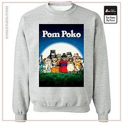 Pom Poko Poster Sweatshirt Unisex