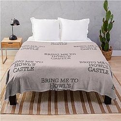 Ghibli Studio Blankets - Journey to Howl’s Castle Throw Blanket
