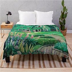 Ghibli Studio Blankets - Kiki’s Cozy Home Throw Blanket