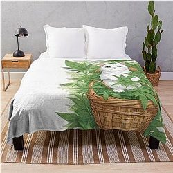 Ghibli Studio Blankets - Ghibli Cat Companions Throw Blanket