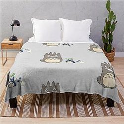 Ghibli Studio Blankets - Totoro’s Forest Hideaway Throw Blanket